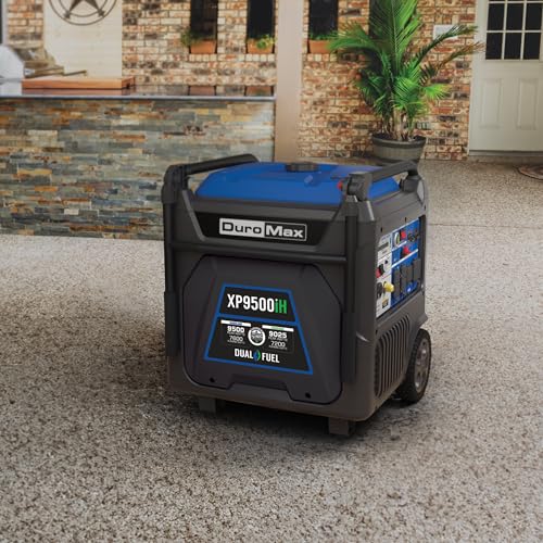9,500-Watt Dual Fuel Digital Inverter Portable Generator P202
