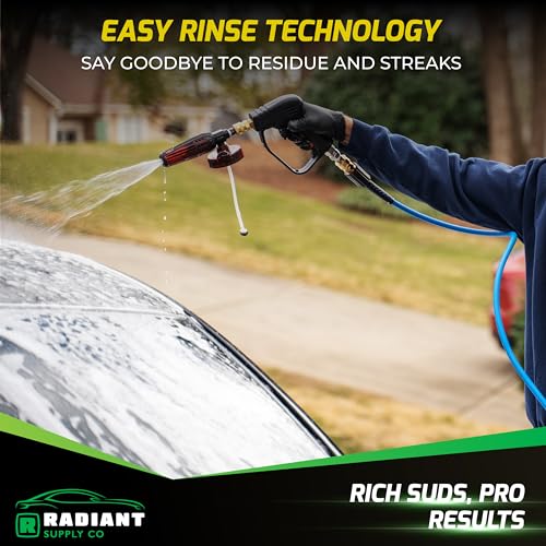 Professional Car Wash Soap for Foam Cannons or Bucket Washes, Ultra Concentrated, pH Balanced, 16oz X49252