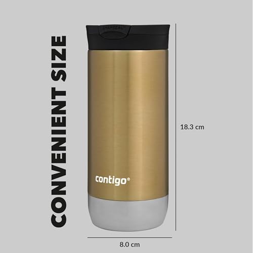 Stainless Steel Travel Mug with Leakproof Lid, 470 ml S254