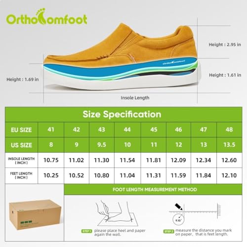 Men's Orthopedic Slip-On Shoes with Arch Support X357