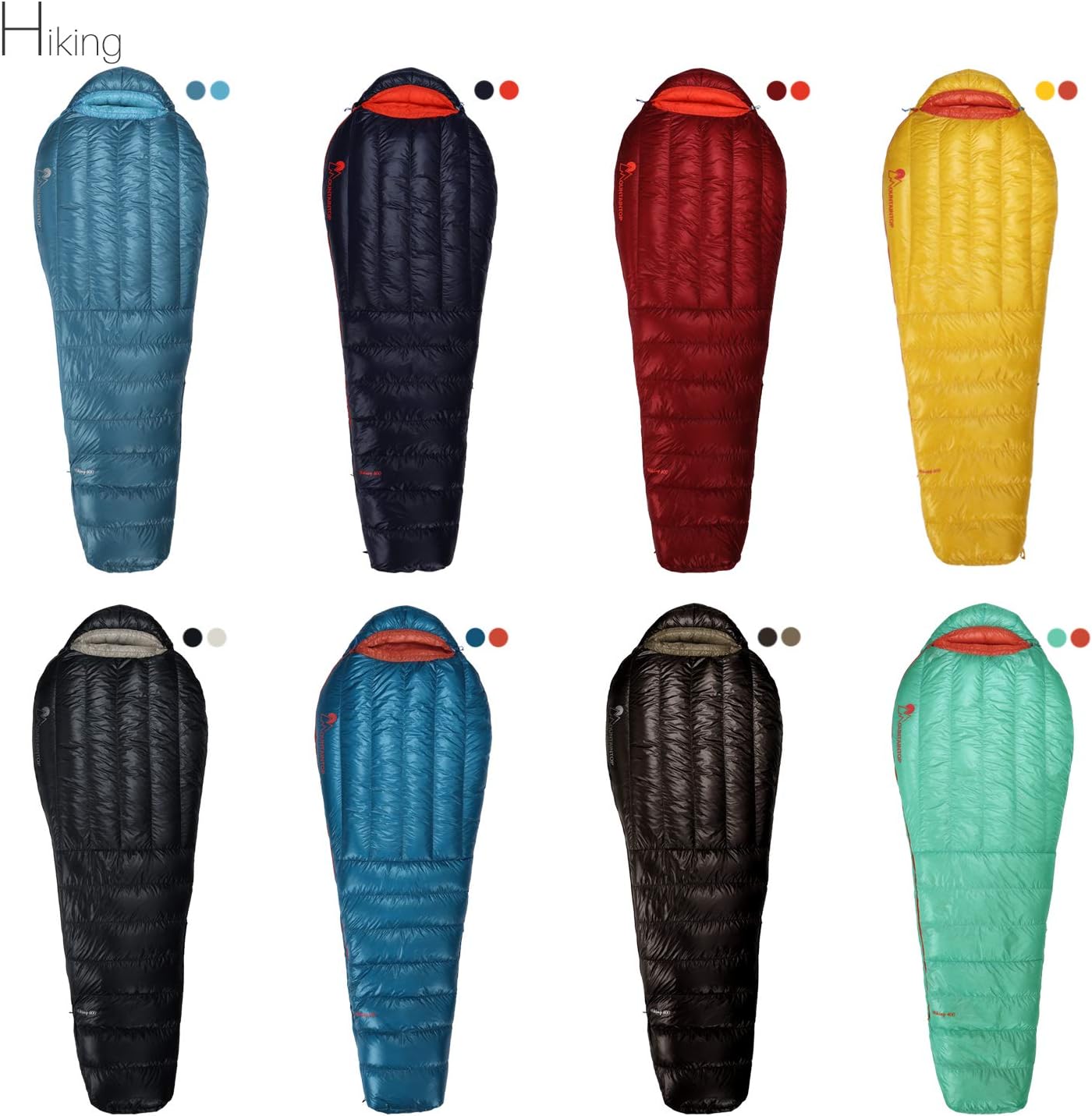 Ultralight Mummy Down Sleeping Bag 32°F for Camping Hiking Z9869