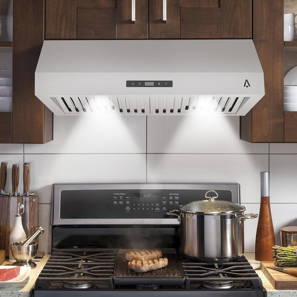 Stainless Steel 30 Inch Under Cabinet Range Hood with 3-Speed Exhaust Fan X705150