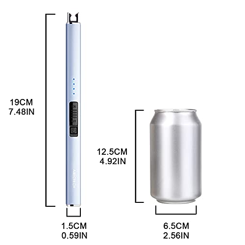 Electric Lighter Rechargeable Type-C USB Plasma Arc for Candle Camping Kitchen T23145