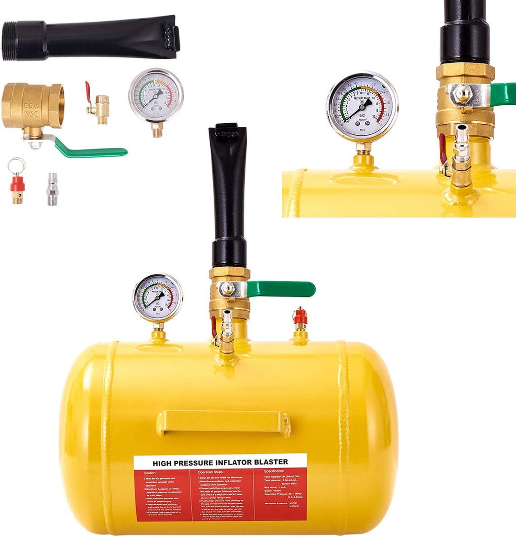 5 Gallon Air Tire Bead Seater Blaster Tool 145psi H31905