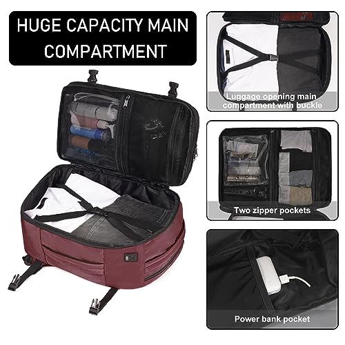 Travel Backpack 18x14x8 Personal Item Carry On with 13 Pockets V923