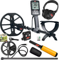 Minelab Equinox 800 Metal Detector with 6 inch Coil,Lower Shaft,and Pro-Find 20,Gold