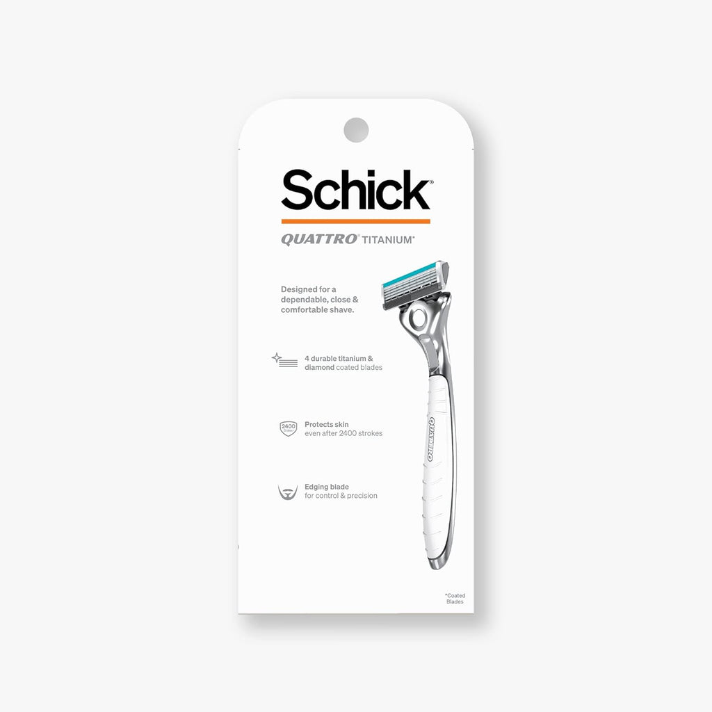Titanium Razor with 3 Refill Blades S434