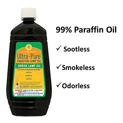 100 oz. Ultra-Pure Lamp Oil for Indoor Use, Sootless and Odorless M246