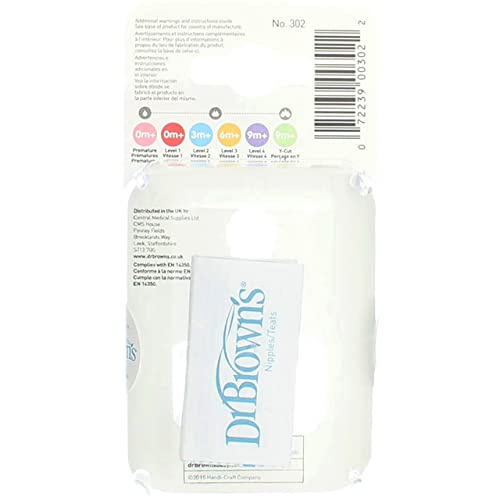 Natural Flow Level 1 Standard Nipple 8 Pack K660068