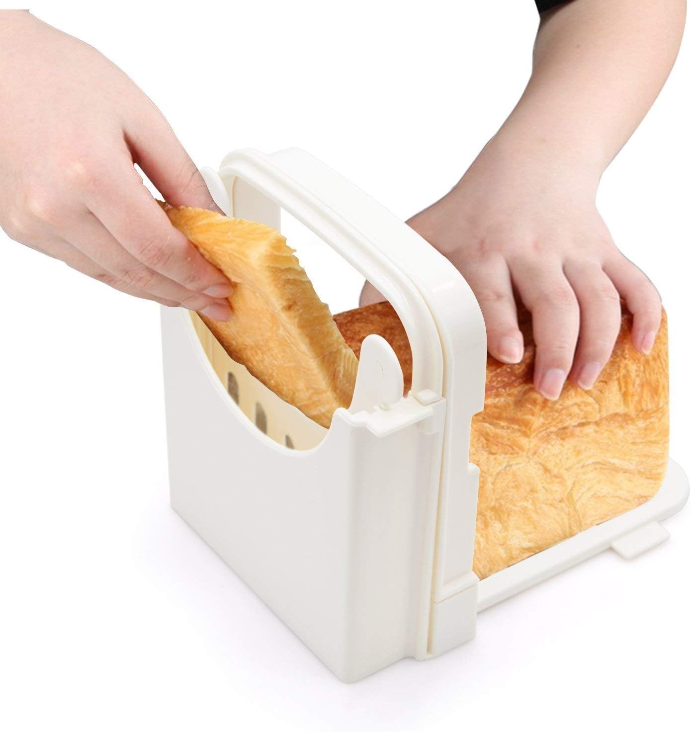 Adjustable Bread Slicer with 4 Slice Thickness G635329
