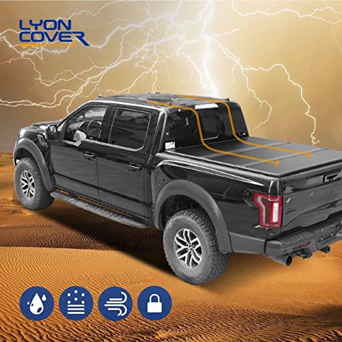 Hard Tri-Fold Truck Bed Tonneau Cover 6.2ft for Chevy Colorado GMC Canyon H745095