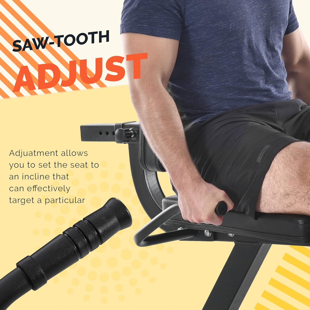 Leg Extension and Curl Machine with Adjustable Seat for Home Gym G99013