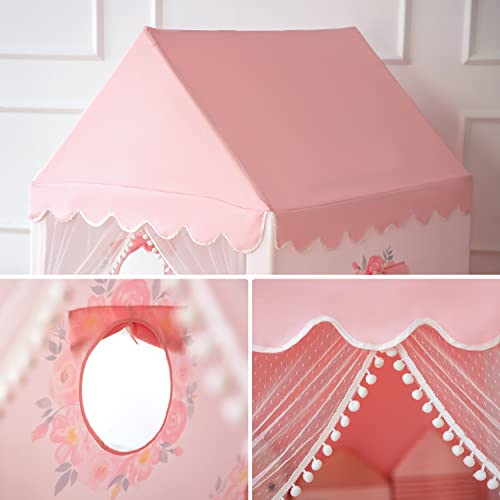 Kids Play Tent Large Playhouse Castle with Padded Mat U7064