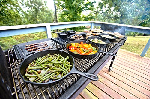 Seasoned Cast Iron Skillet 12 Inch Frying Pan with Assist Handle H129613
