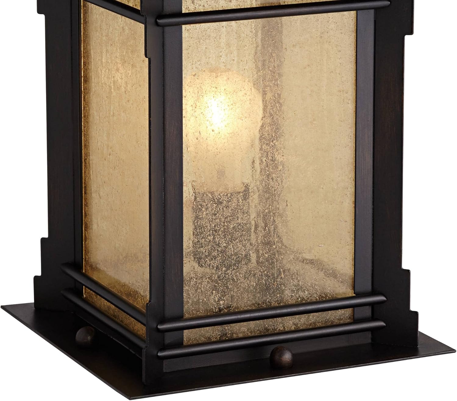 Rustic Farmhouse Outdoor Pier Mount Light Fixtures Set of 2 W77042