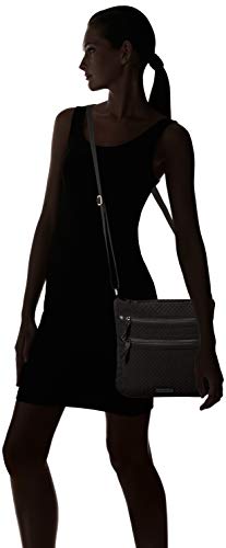 Women's Microfiber Triple Zip Hipster Crossbody Purse B590338