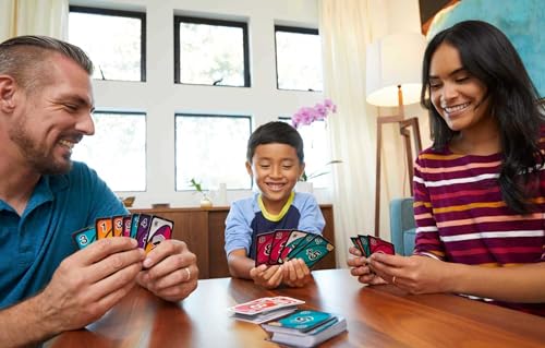 UNO Card Game for Family Night, Travel Gift in Collectible Storage Tin K760