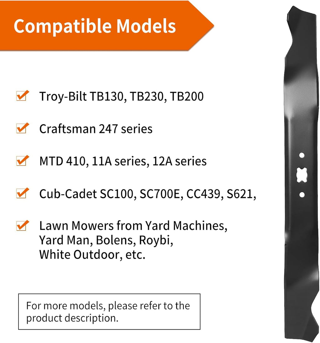 Mower Blade for 21" Deck, Mulching Blade, 1 Pack R46557