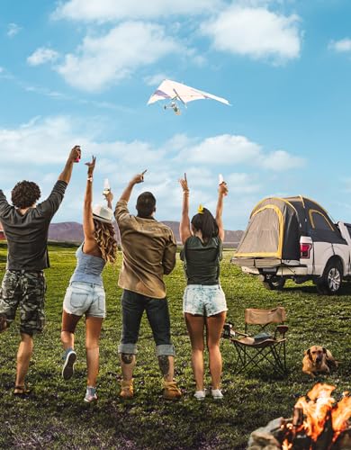 Pickup Truck Tent, Waterproof Double Layer for 2 Person, Portable with Removable Awning P291