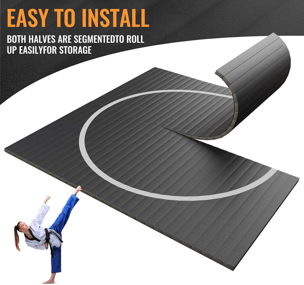 10 x 10 ft Jiu Jitsu Mat for Home Training N93438