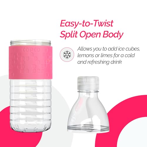 Reusable Tritan Water Bottle with Spill Resistant Lid, 16.9 oz, Light Blue R276