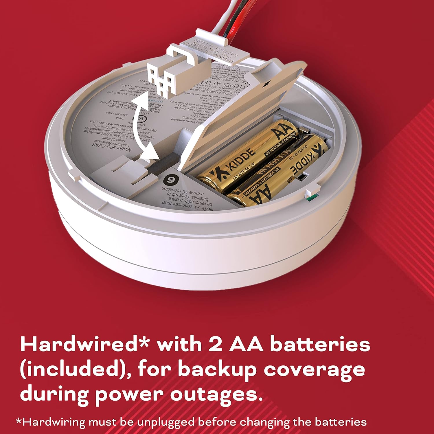 Smoke and Carbon Monoxide Detector with Battery Backup N86411