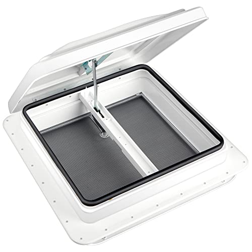 RV or Trailer Roof Vent - Manual 14" x 14"