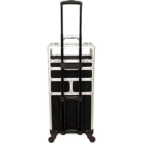 Professional Makeup Train Case with Rolling Wheels C17052