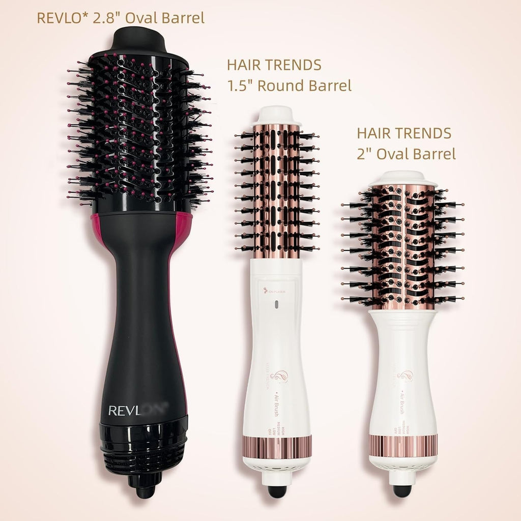Travel Blow Dryer Brush, Dual Voltage Mini Hot Air Brush, 2 Inch Hair Dryer and Styler S10751