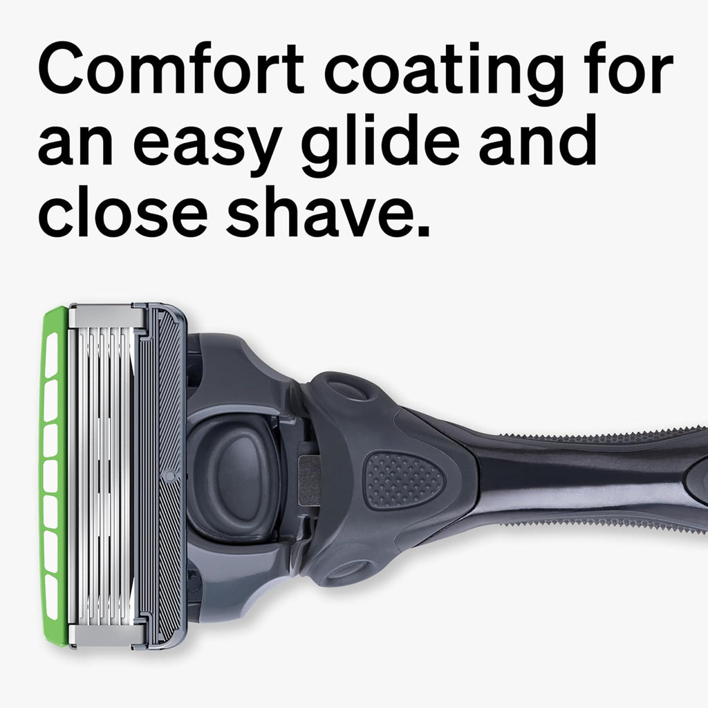 Sensitive Skin Razor for Men, 5-Blade Handle with 17 Cartridge Refills K27151