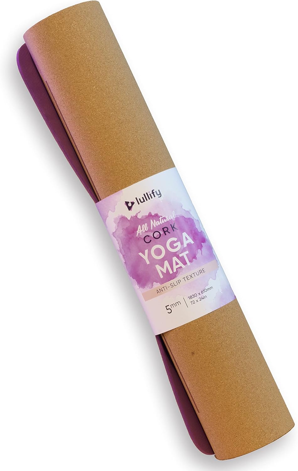 Premium Cork Yoga Mat | Non Slip and Built To Last Through Hot Yoga Or Exercise Class | Biodegradable and Built With Sustainable Materials | Carrying Strap Included