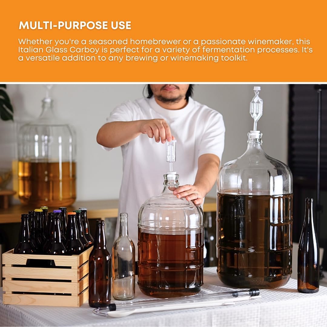 3 Gallon Glass Carboy T375