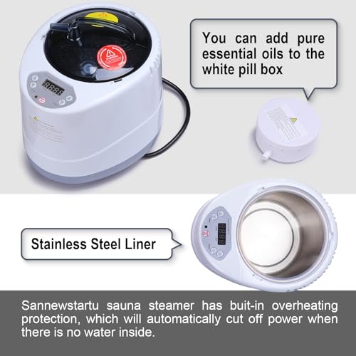 3L Sauna Steamer with Remote Control and Temperature Settings Z98055