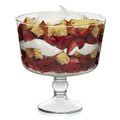 Libbey, 1-piece Set Selene Footed Glass Trifle Bowl, 9-inch, 96 oz, Clear