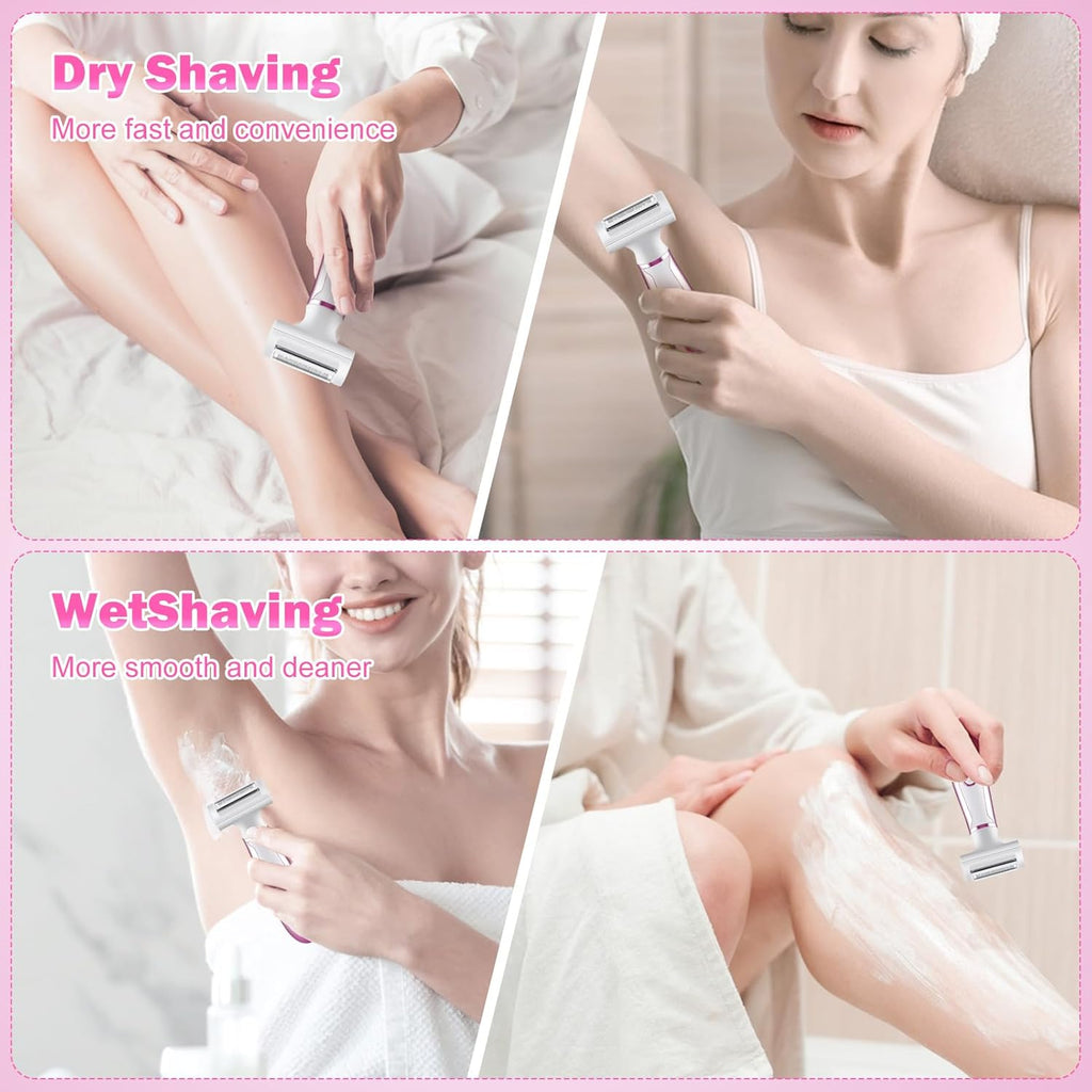4 in 1 Electric Shaver and Trimmer for Women Facial Body Hair Removal S680881