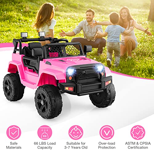 12V Licensed Toyota FJ Electric Ride-On Truck for Kids with Remote Control W141137