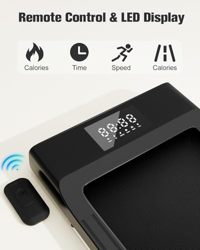 Under Desk Treadmill 2 in 1, Low Noise Portable Walking Pad with Remote Control C8765