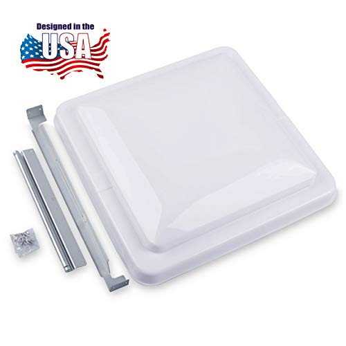 RV Roof Vent Cover Replacement for Camper Trailer Motorhome, White 2 Pack G3799