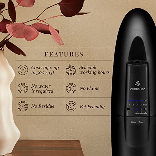 Portable Plug-in Oil Diffuser for Essential Oils, 2 Pack, 500 Sq Ft Coverage, Home and Office O7728
