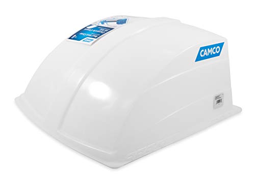 RV Roof Vent Cover with High Flow Air Ventilation, Easy Installation, White W32709