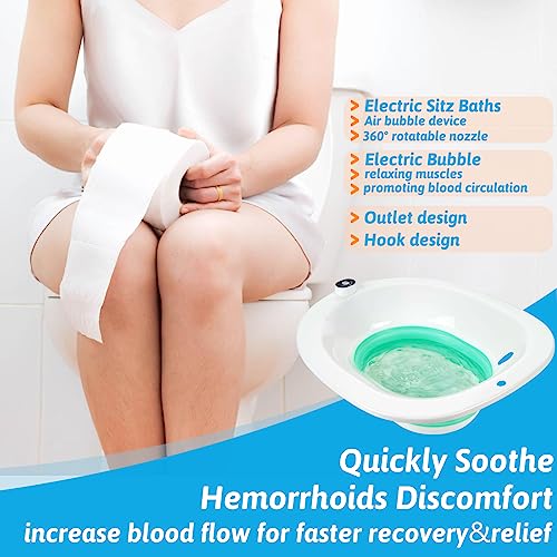 Electric Sitz Bath for Toilet, Postpartum Hemorrhoid Care N99098