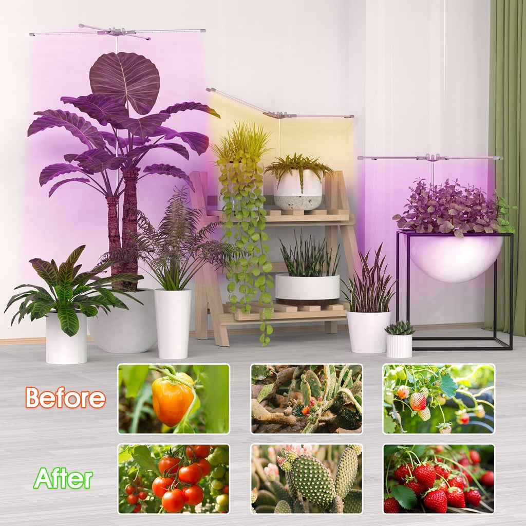 Full Spectrum Grow Light with Adjustable Plant Stand for Indoor Plants V96200