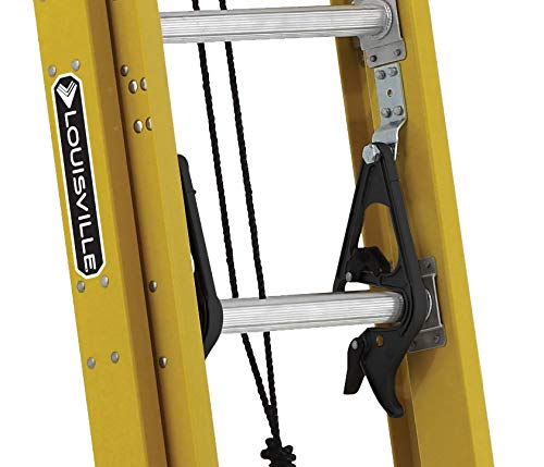 Fiberglass Extension Ladder, 16-Foot, 375-Pound Capacity S592844