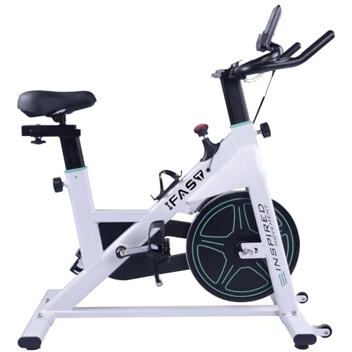 IFAST Stationary Bikes for Home Indoor Exercise Bike with LCD Monitor and Comfortable Seat Cushion for Home Gym Cardio Fitness Training