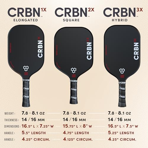Carbon Fiber Pickleball Paddle with Foam Injected Edges D91089