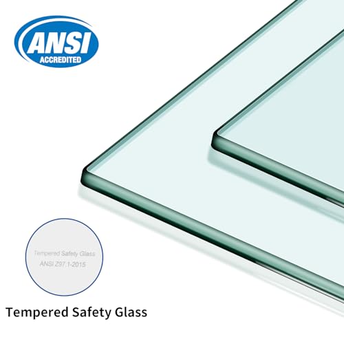 Semi Frameless Pivot Swing Shower Door, Clear Tempered Glass, Chrome Finish I97733