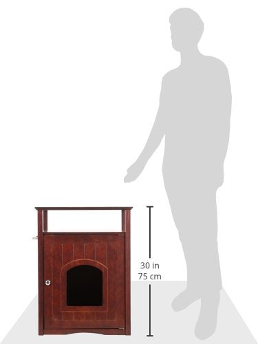 Cat Washroom Night Stand Pet House with Hidden Litter Box C4401
