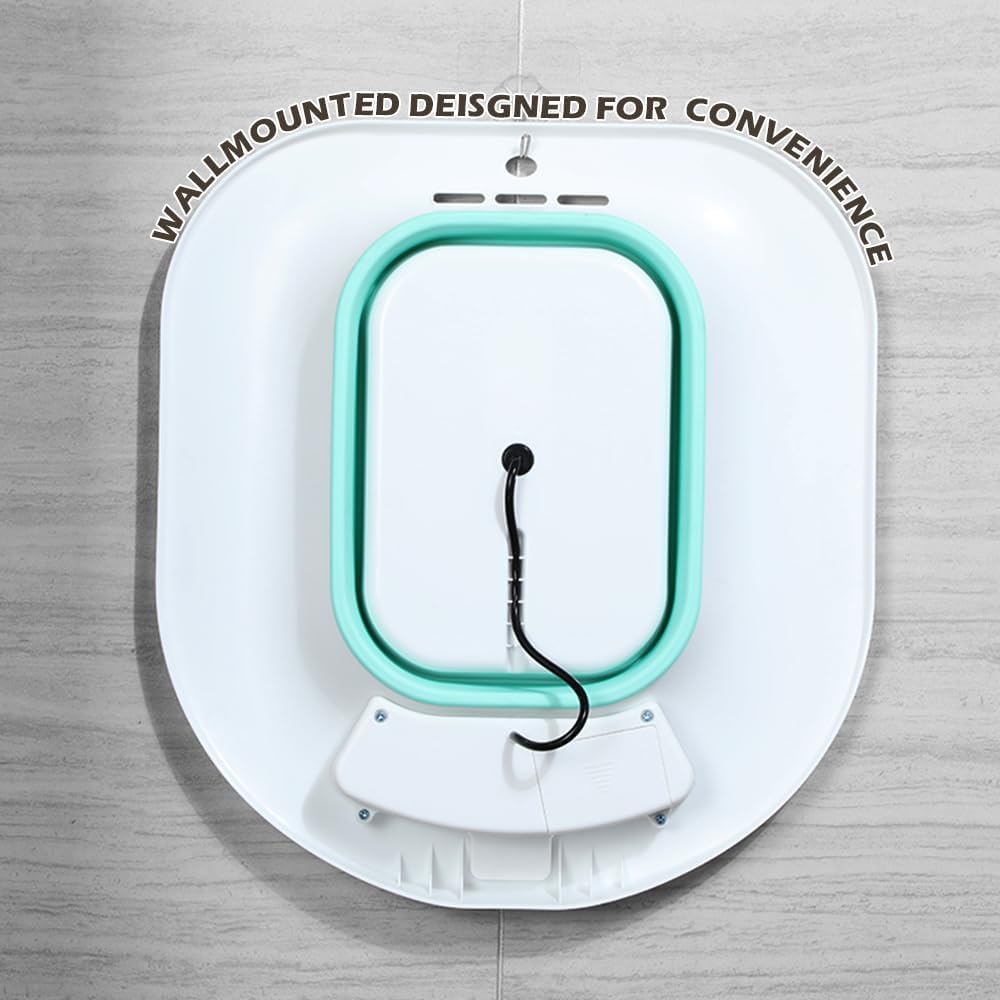 Sitz Bath for Toilet, Battery Powered, Wireless, Collapsible for Postpartum Care S26718