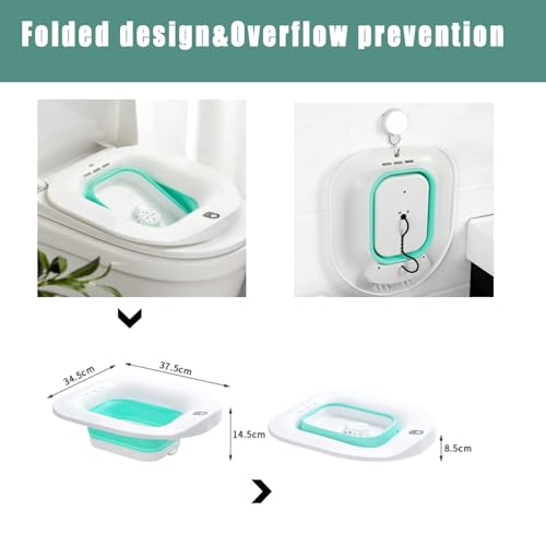 Foldable Electric Sitz Bath Tub for Postpartum Hemorrhoid Relief A856