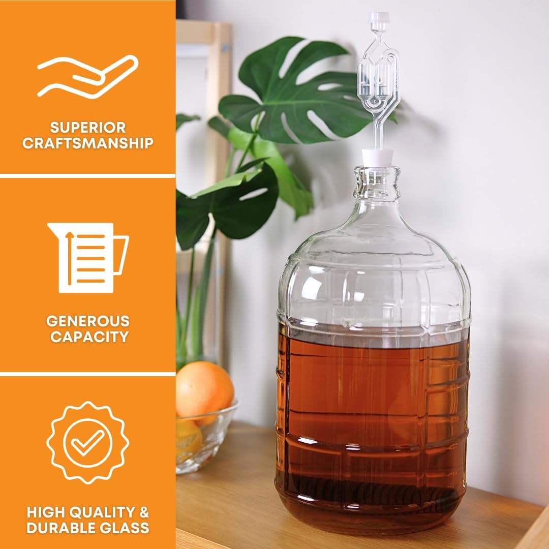 3 Gallon Glass Carboy T375